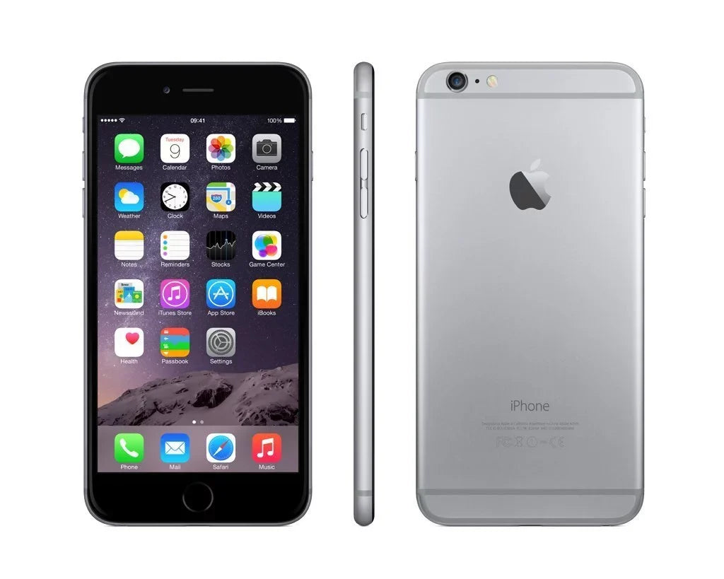6 iPhone Restored 64GB Plus (Refurbished) Space Gray (Unlocked)
