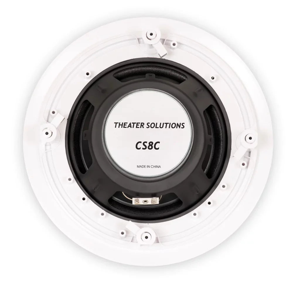 CS8C 8" Ceiling Sound Surround Theater Speakers Solutions 7 Theater 7CS8C Home Pair Pack In