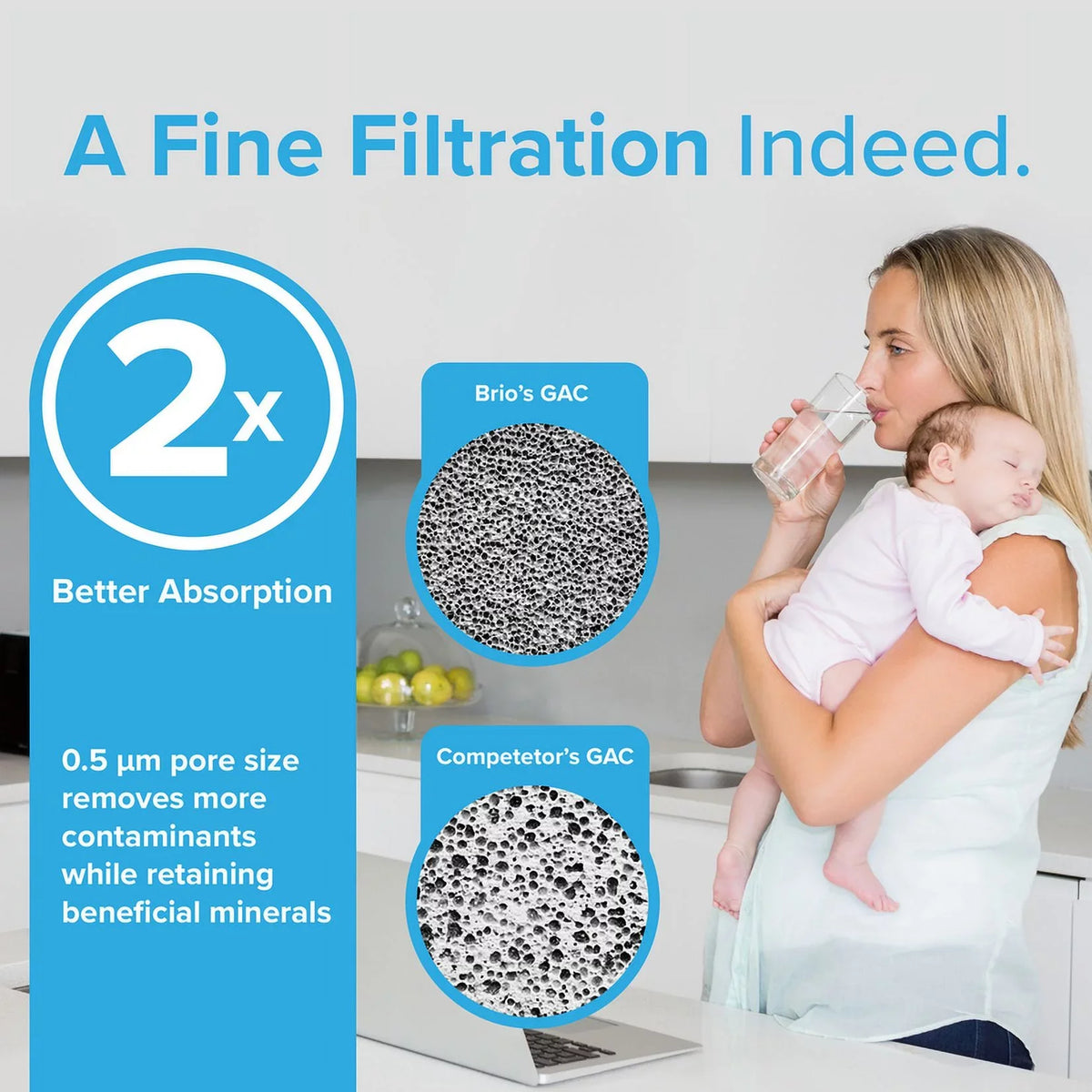 Filter GSWF, 100749C, liquid GE Replacement WIth GSWF3PK, Refrigerator 6023A 100749-C, 100810A 100810/A, Brio Compatible GSWFDS,