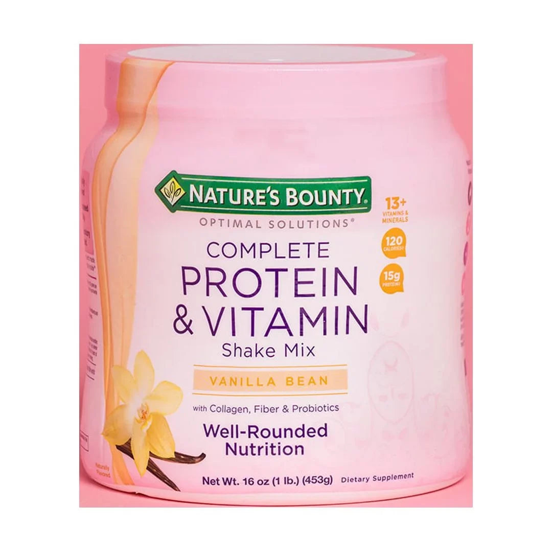 Lb Solutions 1 Nature's Powder Vanilla, Collagen, With Bounty Protein Optimal