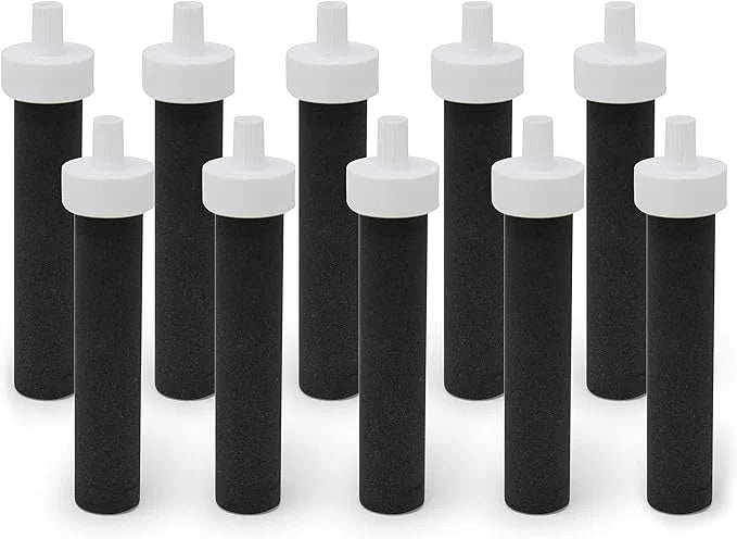 Sport Brita Bottles Hard-Sided Part Compatible Fette Compare Brita (Pack Filters liquid liquid BPA Bottles #BB06. of Bottles – Filters for & Sided to Filter 10) Replacement Free with –