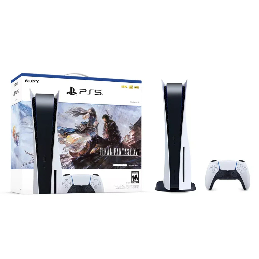 (Refurbished) Bundle 5 PlayStation Restored XVI CFI-1115B Final Fantasy Console