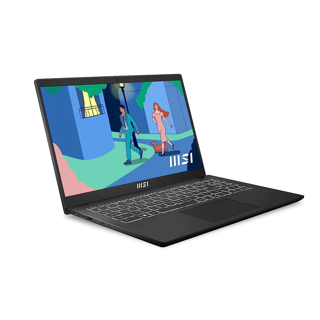 Restored FHD Modern SSD DDR4 15.6" 9S7-15H112-016 Home Graphics B12M 1920x1080 16GB i7-1255U Intel Xe Iris MSI (Refurbished) Windows 512GB 15 Laptop Core 11