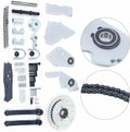 Gas Silver Conversion Bike Set Shifter Jackshaft 415 Chain Kit 2-Stroke Motorcycles for