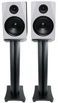 USB Studio 8" Rockville APM8W Monitor Black Speakers+28" Stands Premium (2)