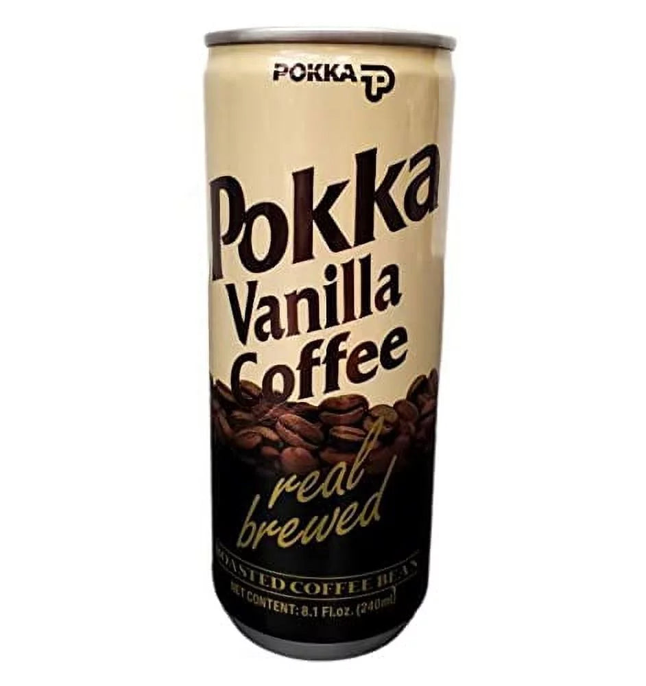 Coffee, Fl Milk Case)) - (1 30 Coffee, Vanilla 8.1 Of Pack Coffee (Vanilla - POKKA 9-Pack Coffee Oz (240Ml) Each Set Cappuccino,