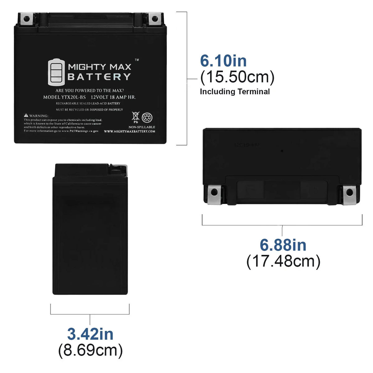 Jet Kawasaki ZXi JH900 Ski 95-'97 for YTX20L-BS Battery Replacement