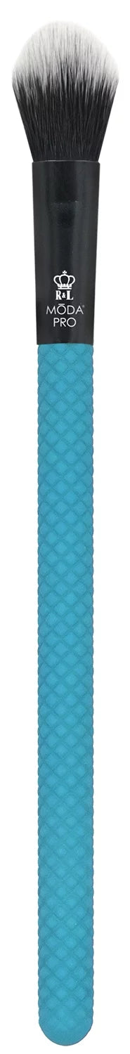 Crease Brushes Brush Highlight, Wrap, and Face Moda Flat 13pc Brush with Powder, Teal Includes Set Full Makeup Pro Makeup