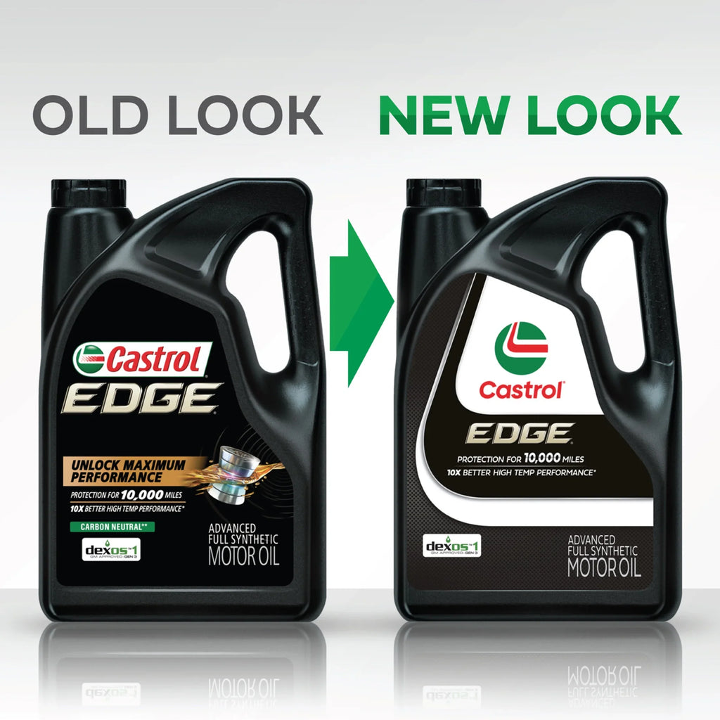 5 5W-30 Motor Oil, Quarts Full Synthetic Castrol EDGE Advanced