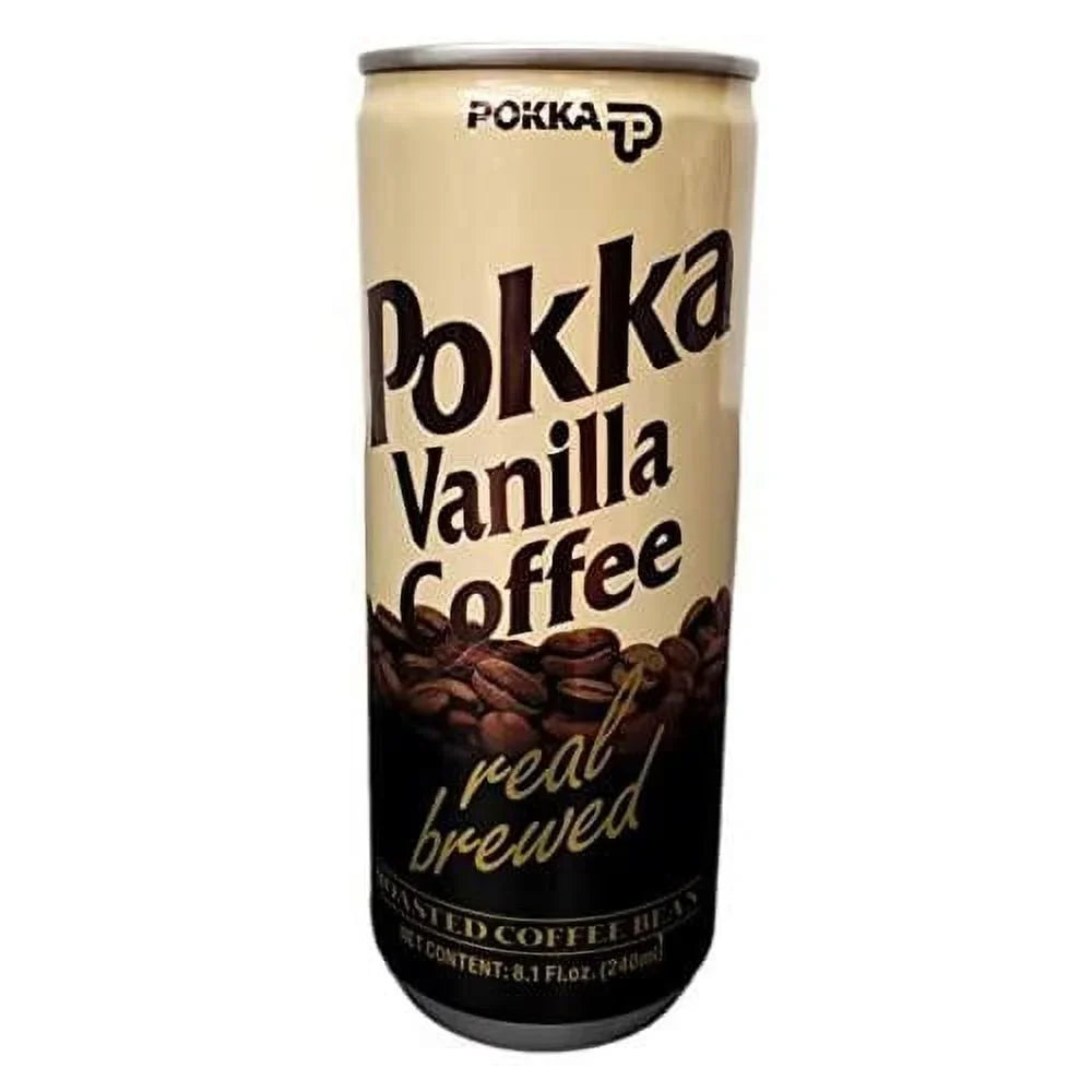 Coffee, Fl Milk Case)) - (1 30 Coffee, Vanilla 8.1 Of Pack Coffee (Vanilla - POKKA 9-Pack Coffee Oz (240Ml) Each Set Cappuccino,