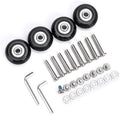 Repair Kits, x A Luggage Wheels, Swivel of Suitcase Bearings 4 Rubber OwnMy Caster 18mm Replacement Wheels Set 40mm