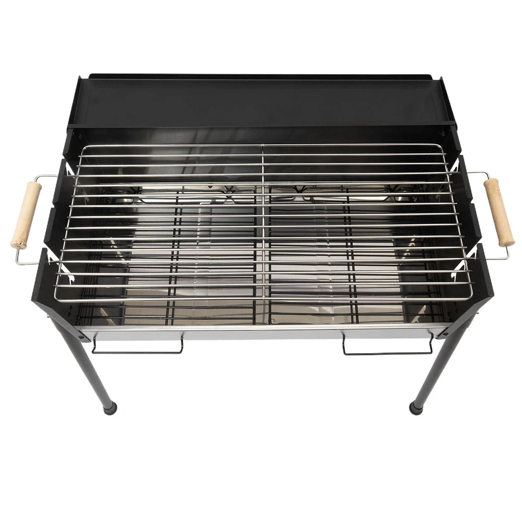 Stainless 304 Picnic Food Grill Steel Grill Kits Barbecue Miumaeov Charcoal Grade Grill Charcoal with for Portable Camping Grill Folding BBQ Tool