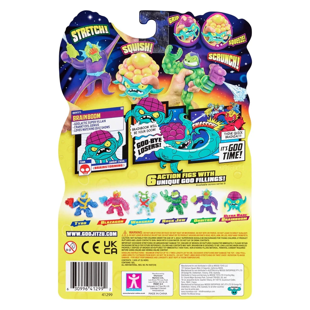 Rare Zu Heroes Pack brain Hero Brainboom - and Super of Blast an Jit Squishy Galaxy Ultra Goo with exploding