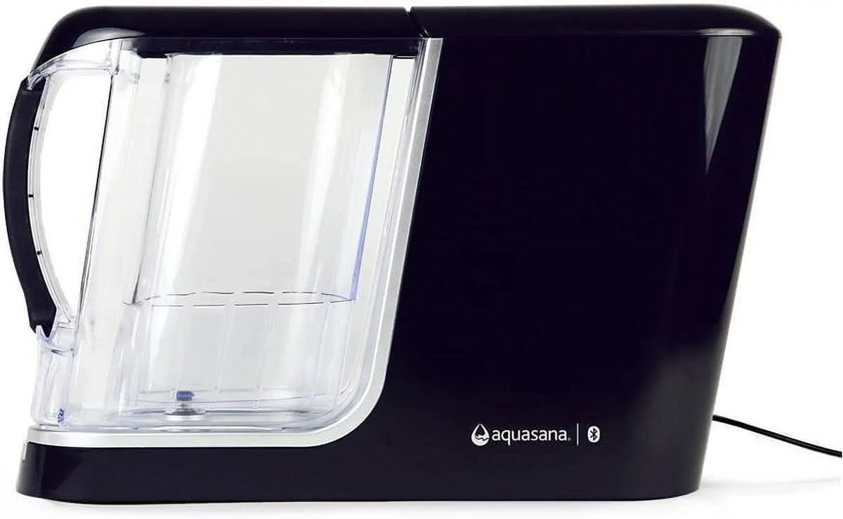 liquid Aquasana liquid Filter Powered Black Pitcher, Gallons, Clean Filters 320 Machine,