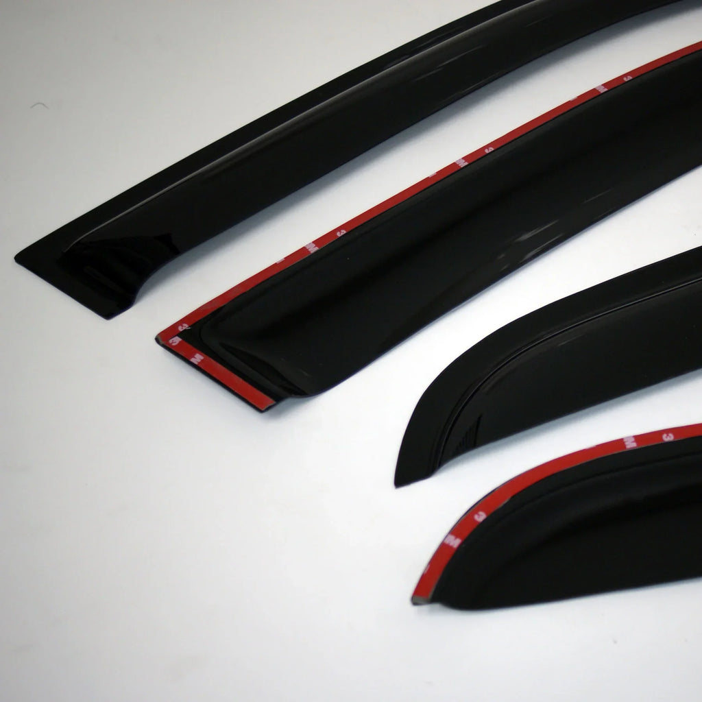 4 Pcs Visor WV2M-522 2008-2011 Outback For 2.0mm Mount Deflector Window Set Subaru Sport Outside TuningPros