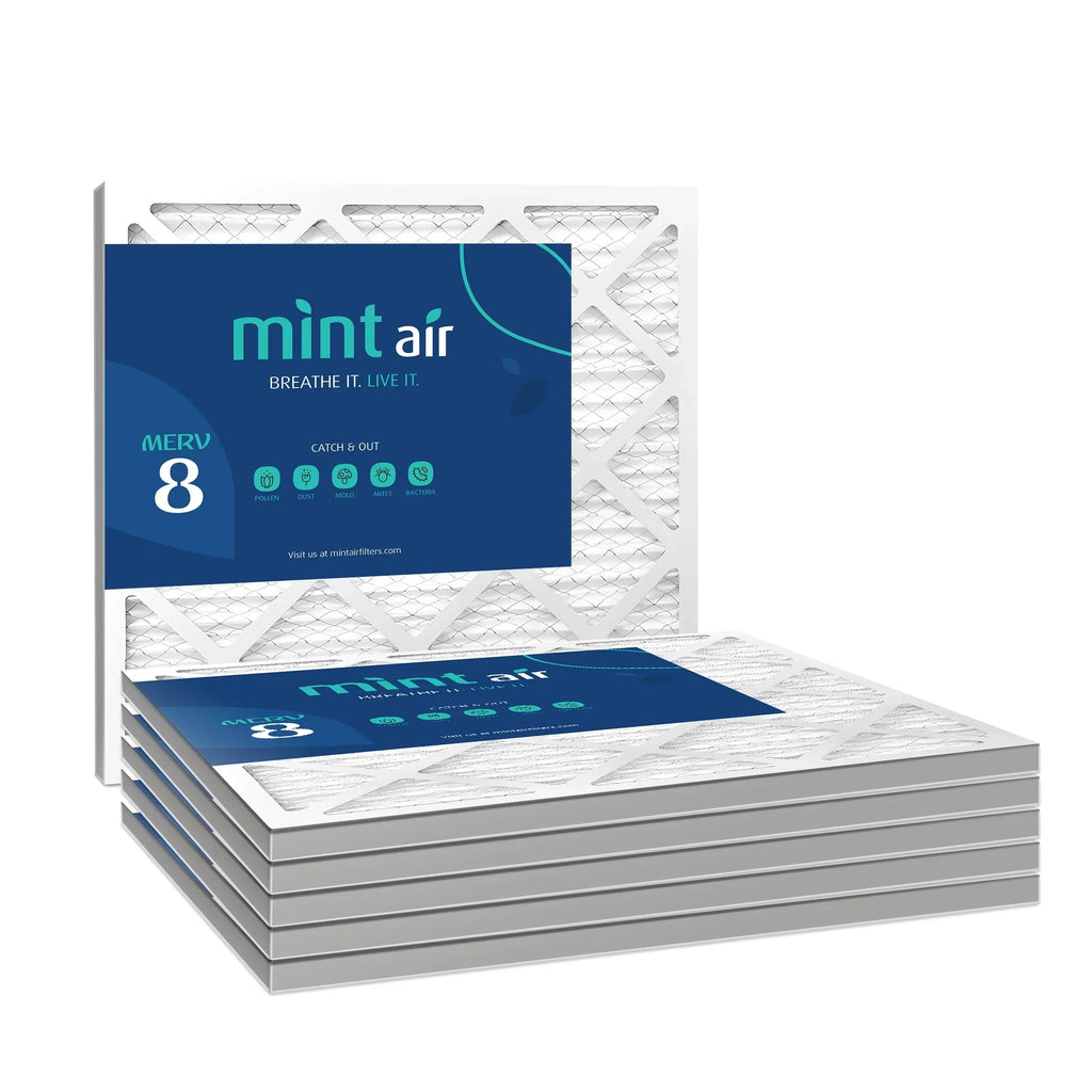 (6 Pack) MERV AC 8, Filter Mint 18x20x1 Pleated Air Filters Furnace HVAC Air,
