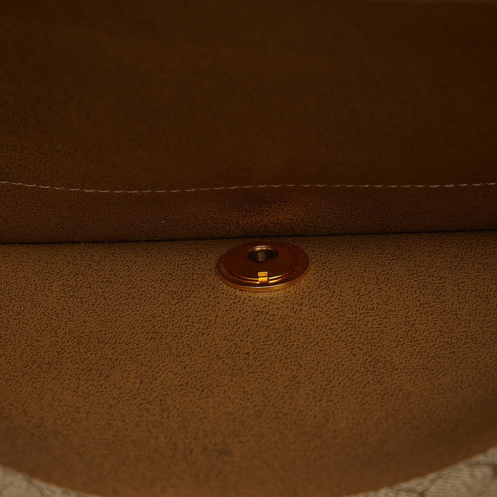 Authenticated Bag Crossbody Crossbody Calf (Good) Dior Brown Pre-Owned Unisex Leather Chain