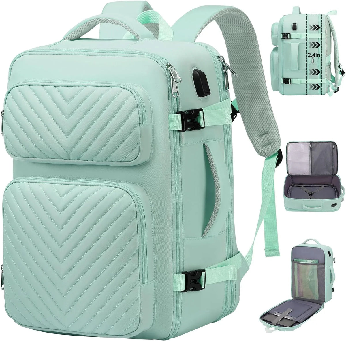 Inch Item Flight Travel Waterproof Bag Laptop,Expandable Carry 17.3 Approved For Women,Person On Backpack Fits