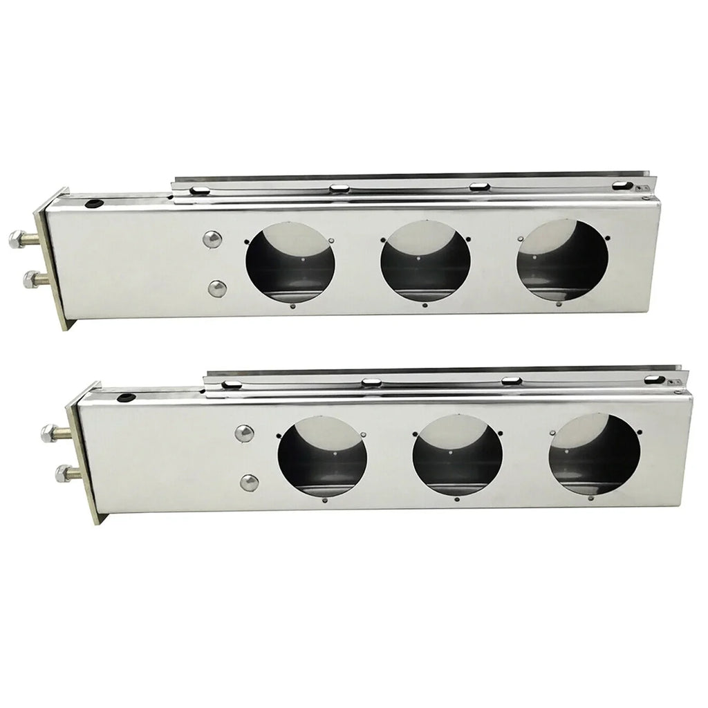 Length Straight for Semi Bracket Holder Loaded Stainless Set Bolt Steel Spacing POWERWORKS Hanger Flap Spring 2.5" Mud fit 30" Trucks Mudflap