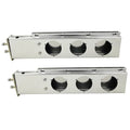 Length Straight for Semi Bracket Holder Loaded Stainless Set Bolt Steel Spacing POWERWORKS Hanger Flap Spring 2.5" Mud fit 30" Trucks Mudflap