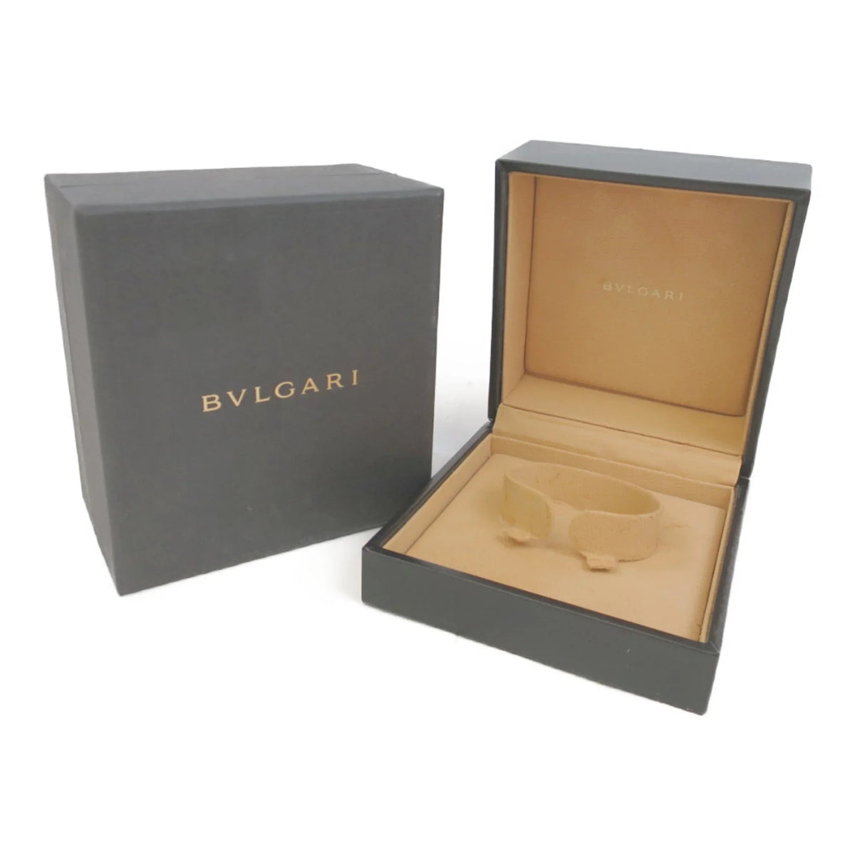 Gold Ladies Quartz BVLGARI Polished Watch (Good) 18K 2T Pre-Owned SQ22 BF552142 Steel Quadrato