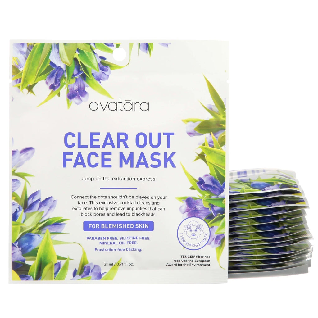 Clear Pack Multi Face Out Mask