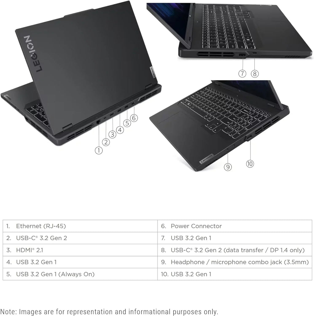 32 i7-13700HX, 16" 2 Core 5i 13th Windows TB SSD, Geforce RTX Home Ram, WQXGA(2560x1600), Laptop, Legion Gen Intel PCIe 4060, GB Nvidia DDR5 Lenovo Pro 11 Gaming