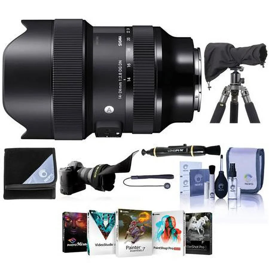 E, ART Flex DN Kit, Kit, Software Sleeve, Wrap, Lens RainCoat Tether, Cleaner Lens Cap Lens PC Lens 14-24mm Shade, f/2.8 DG Lens with for Bundle Rain Cleaning