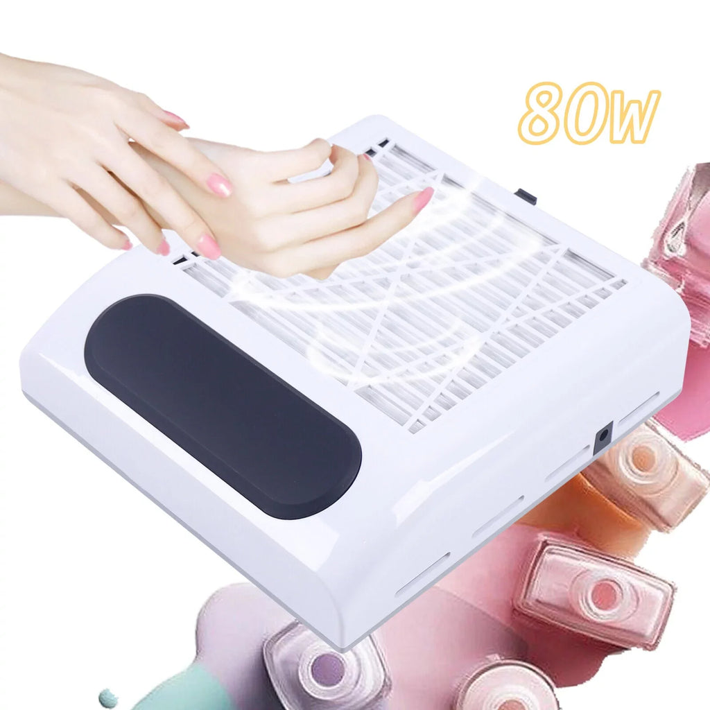 Collector Noise Fan Manicure Low Filter Easy Cleaner Tool Operation Suction Dust with Vacuum Handrest Nail Salon Professional Comfortable