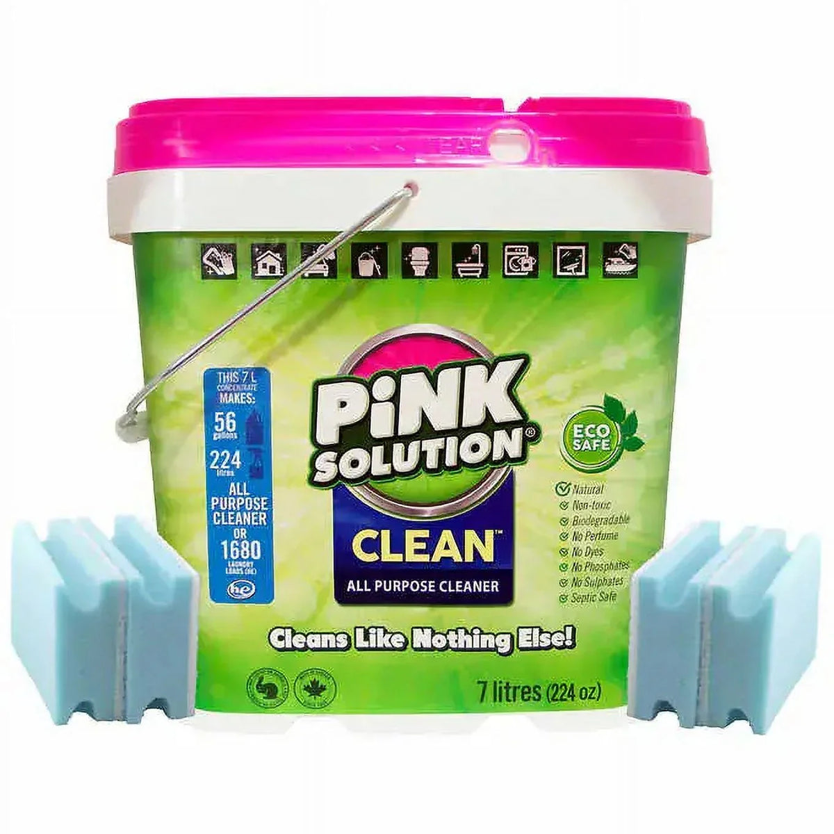 Clean Versatile Pink All Cleaner Bundle(4/Case) Purpose Solution 7L