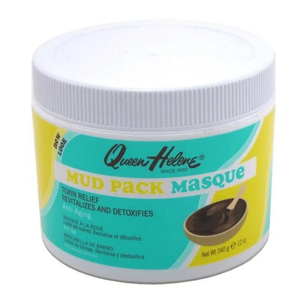 Masque Queen oz, Face 3 Helene Detoxifies, revitalizes Mud And Pack Toxin For Relief Pack 12
