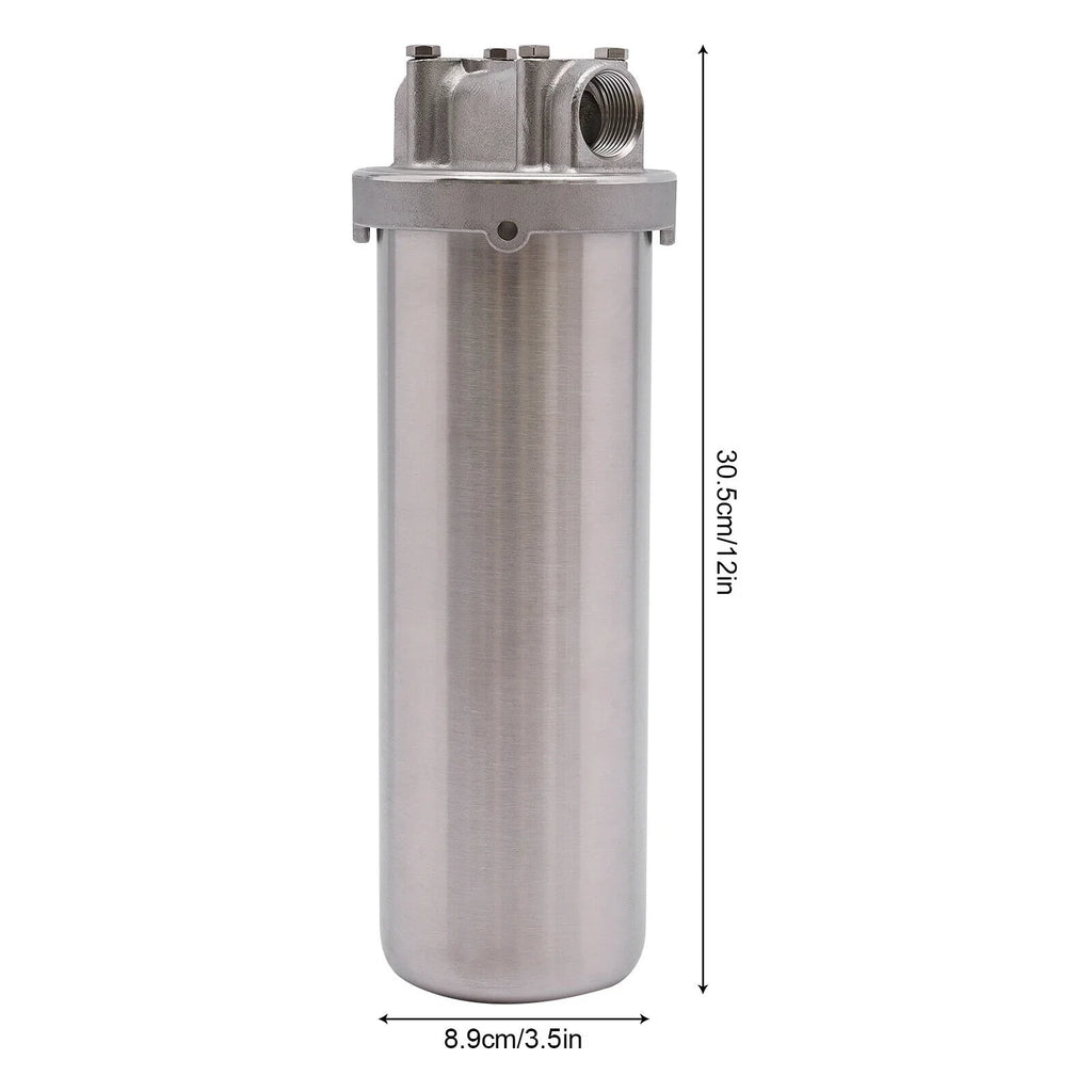 304 10" Stainless For Filter Housing 3/4" Cartridges Duty Steel Heavy Npt liquid