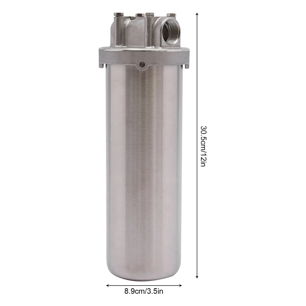 304 10" Stainless For Filter Housing 3/4" Cartridges Duty Steel Heavy Npt liquid