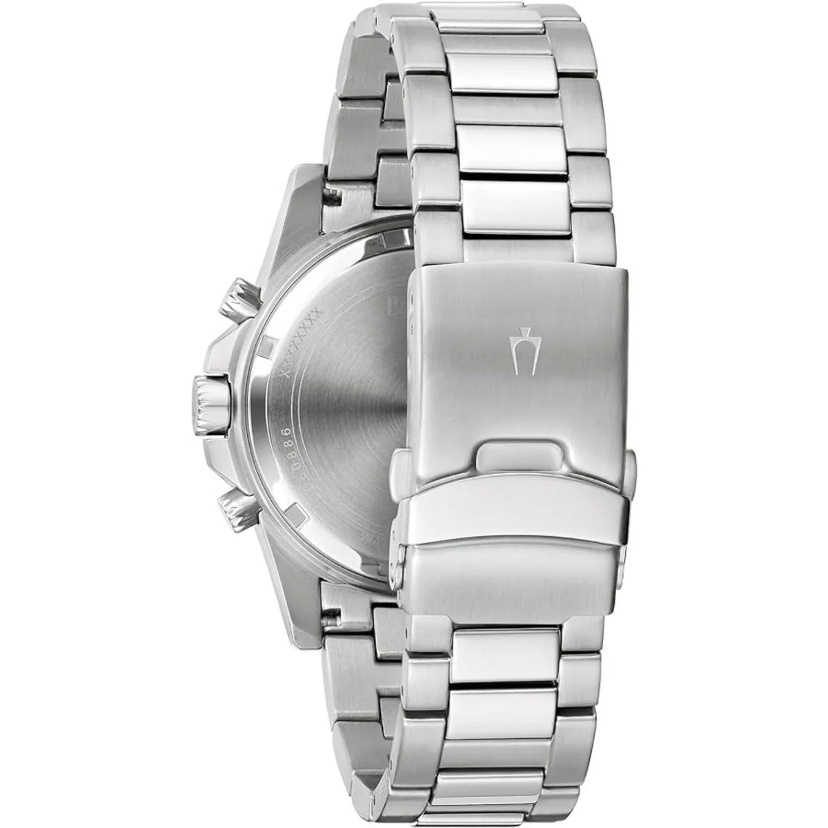 Stainless Blue Chronograph Steel Bulova 98A259 - Men's with Watch Dial