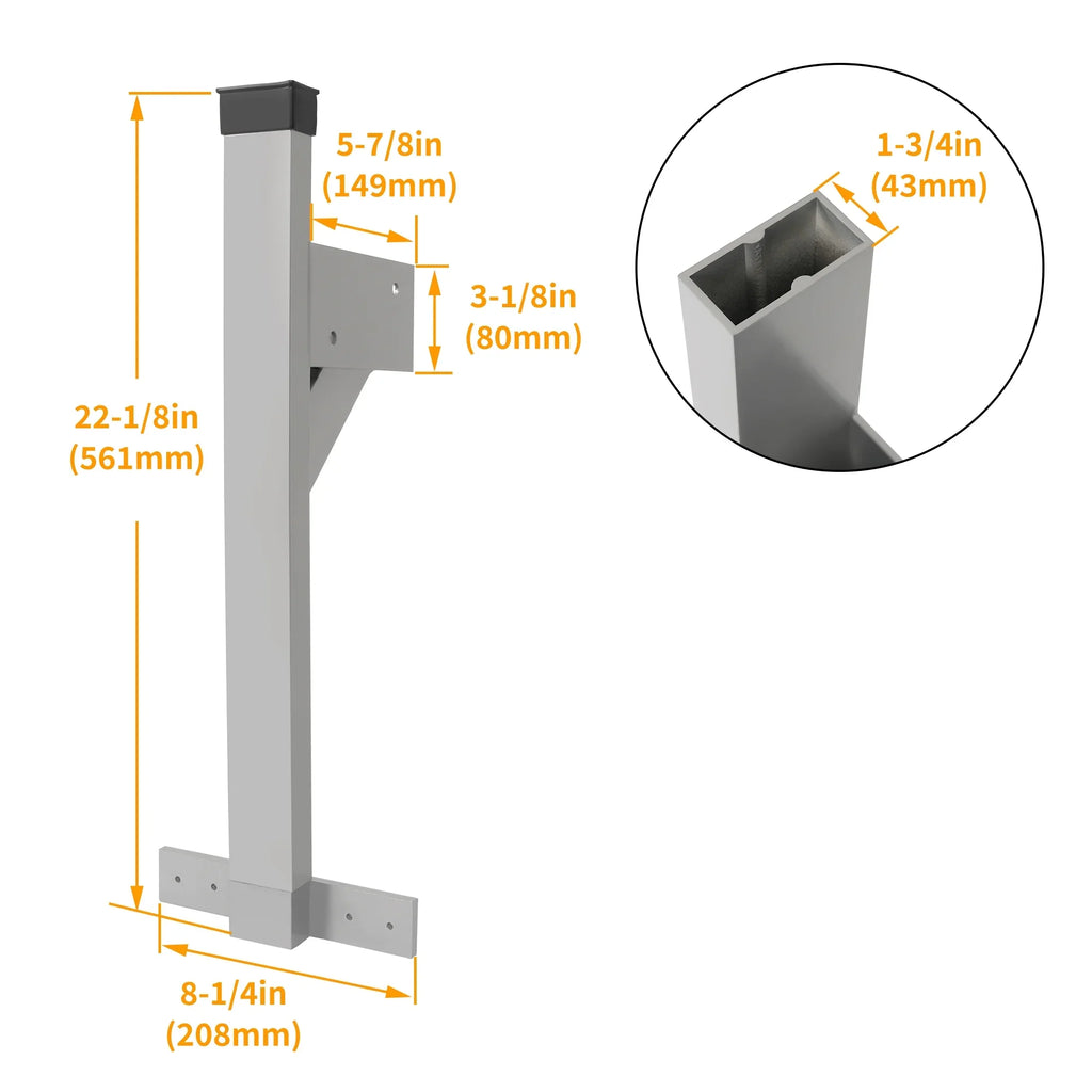 Vans Kit Kojem Enclosed Cargo for Trailers Bracket Rack Roof Ladder Adjustable