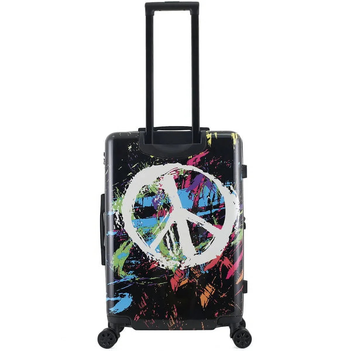 Italy TUCCI Art 24" Suitcase Luggage Spray Peace World In The