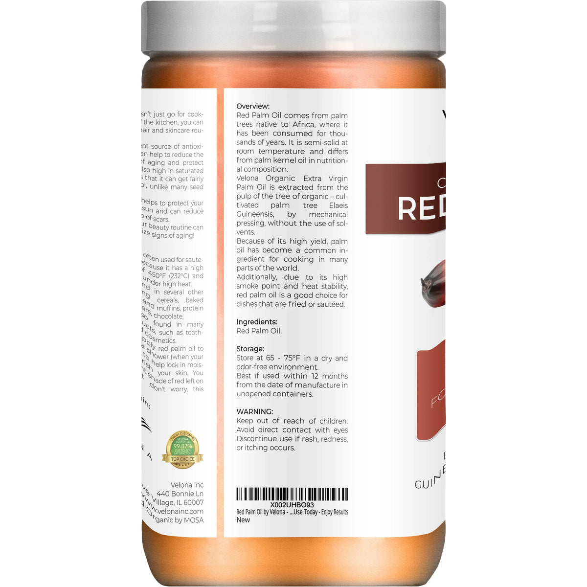 jar Organic Virgin, Enjoy Red and Skin, Hair | Extra 32 Today Pressed Results Body, Certified | - - | in Oil Velona Palm | | Food oz Grade Cold USDA Face, Use Care Cosmetic