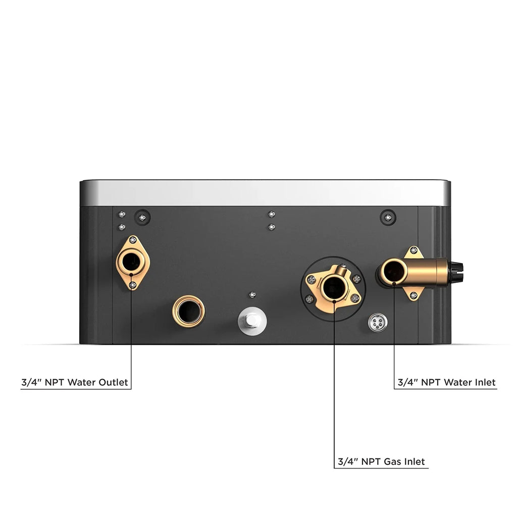 Natural 6.8 exterior Tankless liquid GPM Eccotemp Heater EL22 Gas