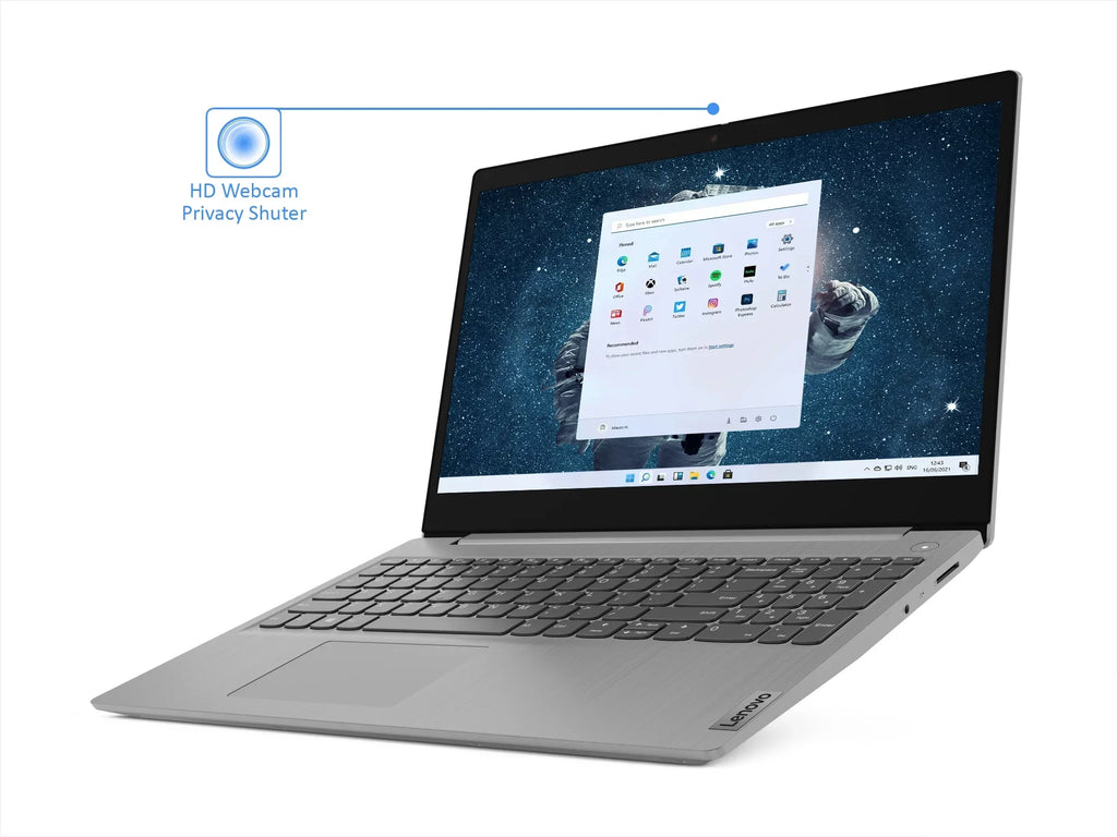 HDMI, Pro Upto 4.1GHz, Display, Wi-Fi, S Bluetooth, Card Laptop, 11 15.6" Core 256GB Lenovo NVMe 3i FHD SSD, i3-1115G4 RAM, Reader, Intel IdeaPad 12GB Windows