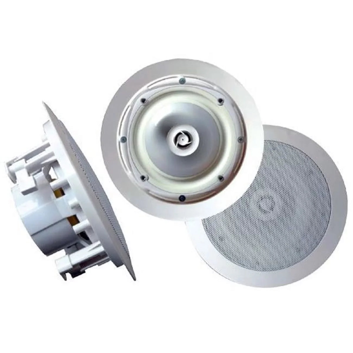 Way 8 Speaker, Pyle Watt Pair In Inch Ceiling Wall 400 White, 2 Indoor/exterior 2