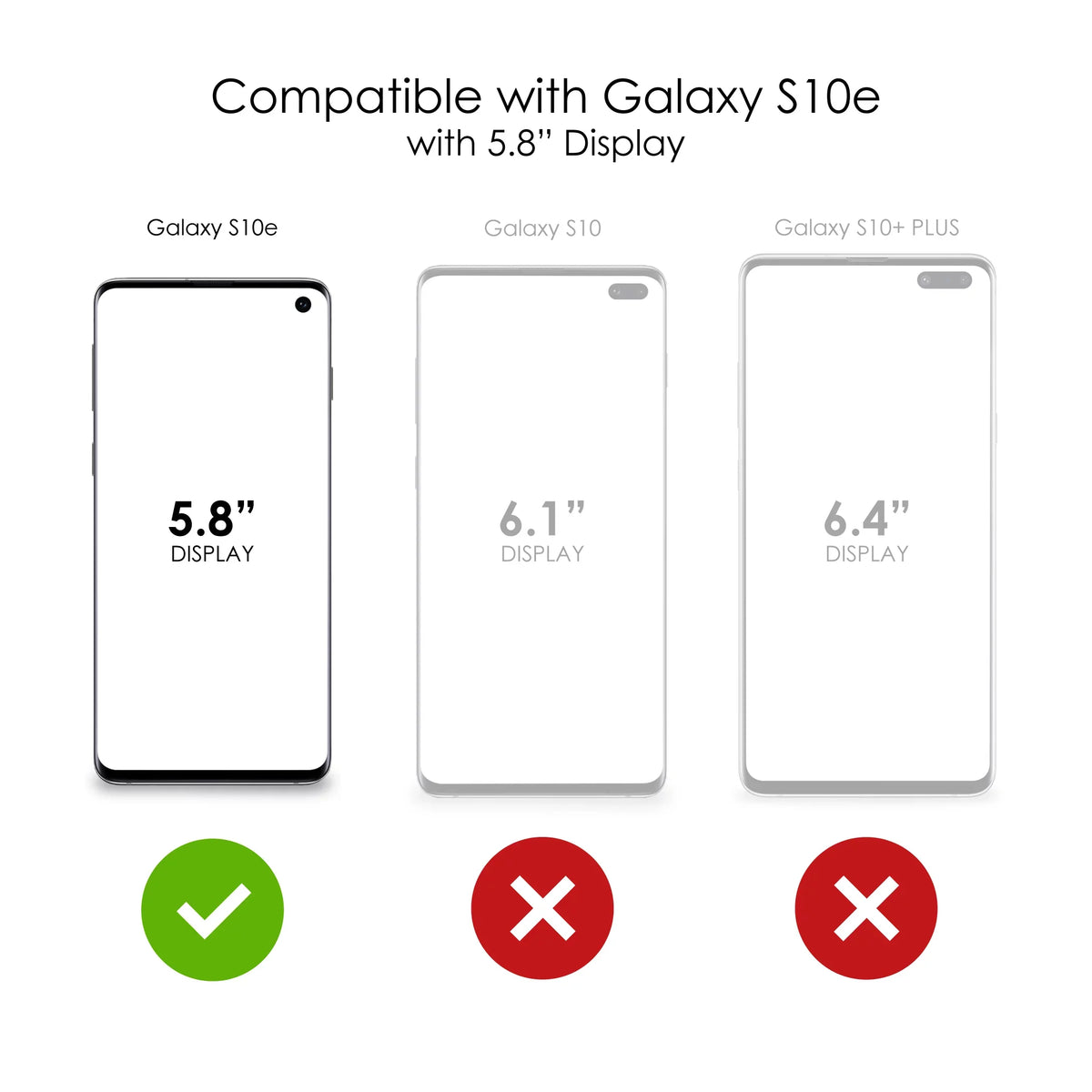 (5.8" Love Case Tempered Faith TPU Protector DistinctInk / Clear - Acrylic / S10e Glass Hybrid Hope Shockproof for Screen Bumper, Galaxy - - Screen) Floral Back,