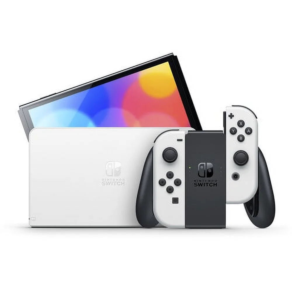White with OLED Sword, Pokemon Nintendo Card, 128GB Switch and More
