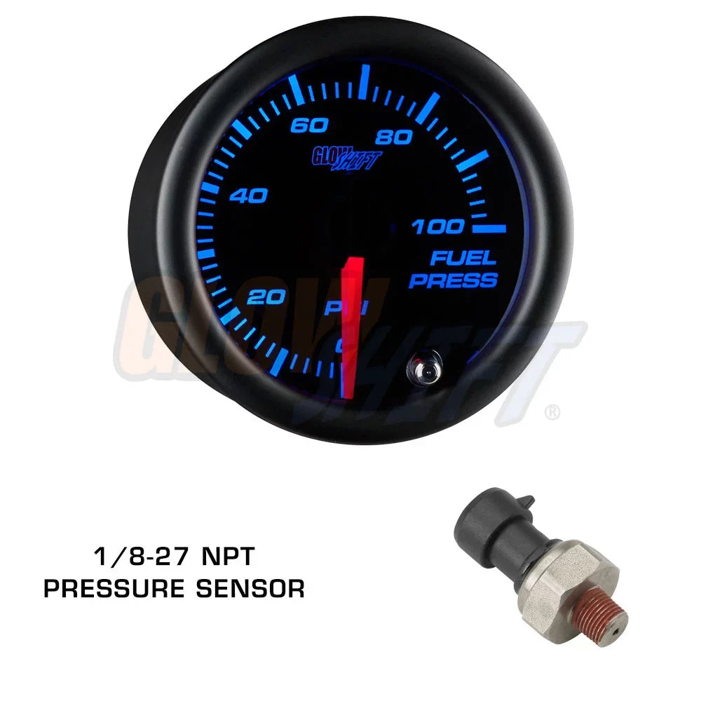 GS3 Dashboard Gauge Set with Color GlowShift WRX Impreza Gauge Fiberglass Package 7 Subaru 2002-2007 Tinted Triple