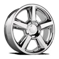 OE Chrome Aluminum 131C-285831 20X8.5in Creations 2018 Rim 1500 Silverado PR131 Finish, Chevrolet
