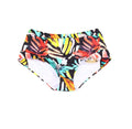 Bikini Swimwear Bottom Women's S Leaf Print Small