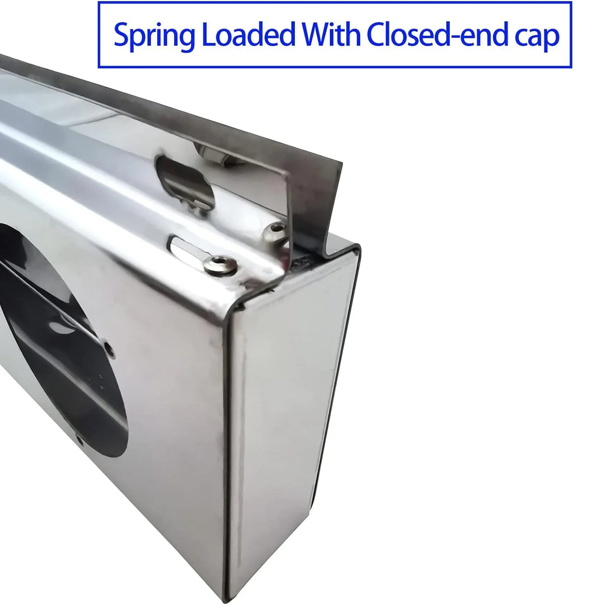 Length Straight for Semi Bracket Holder Loaded Stainless Set Bolt Steel Spacing POWERWORKS Hanger Flap Spring 2.5" Mud fit 30" Trucks Mudflap