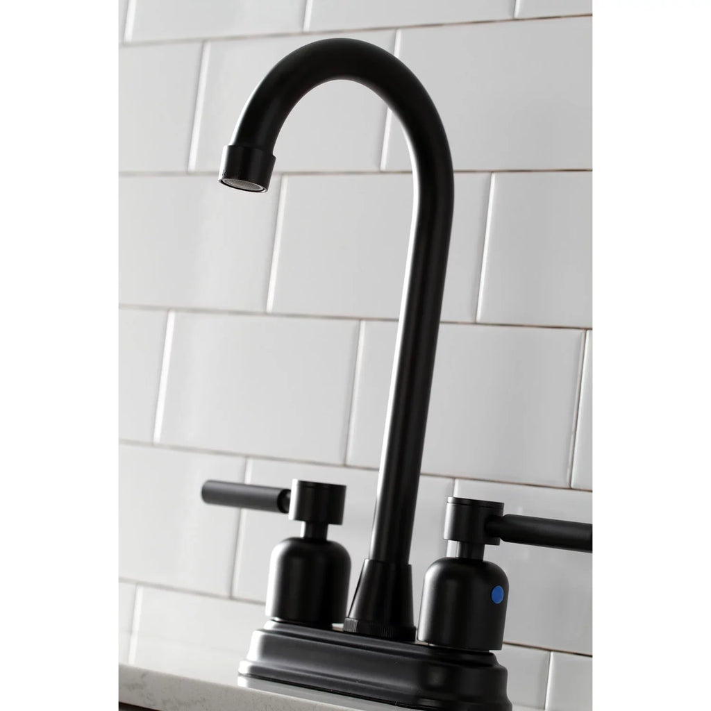KB8490DL Black Faucet, Concord Bar Brass Kingston Matte