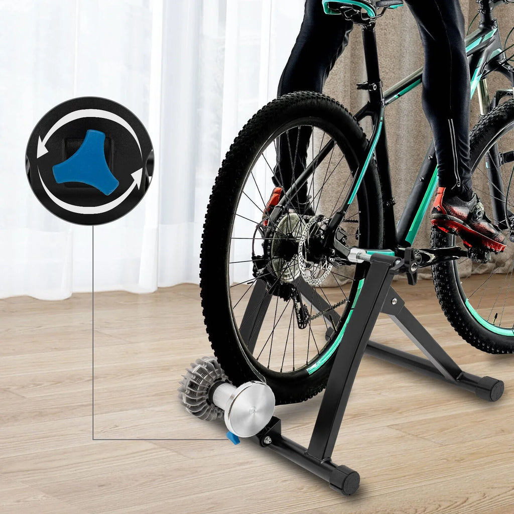 900W Stand Trainer Rack Black Training Portable Bike Stand Bike Indoor Trainer 26-29 Bicycle 700C