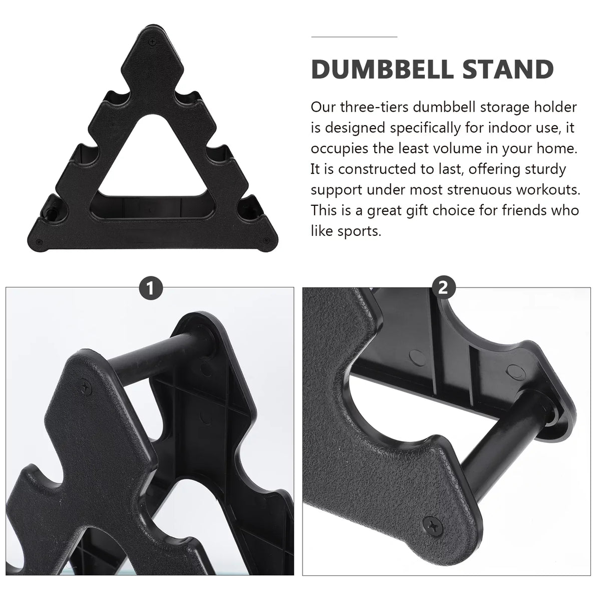 Weight Accessory Holder Rack Qumonin Plastic Stand Fitness Dumbbell