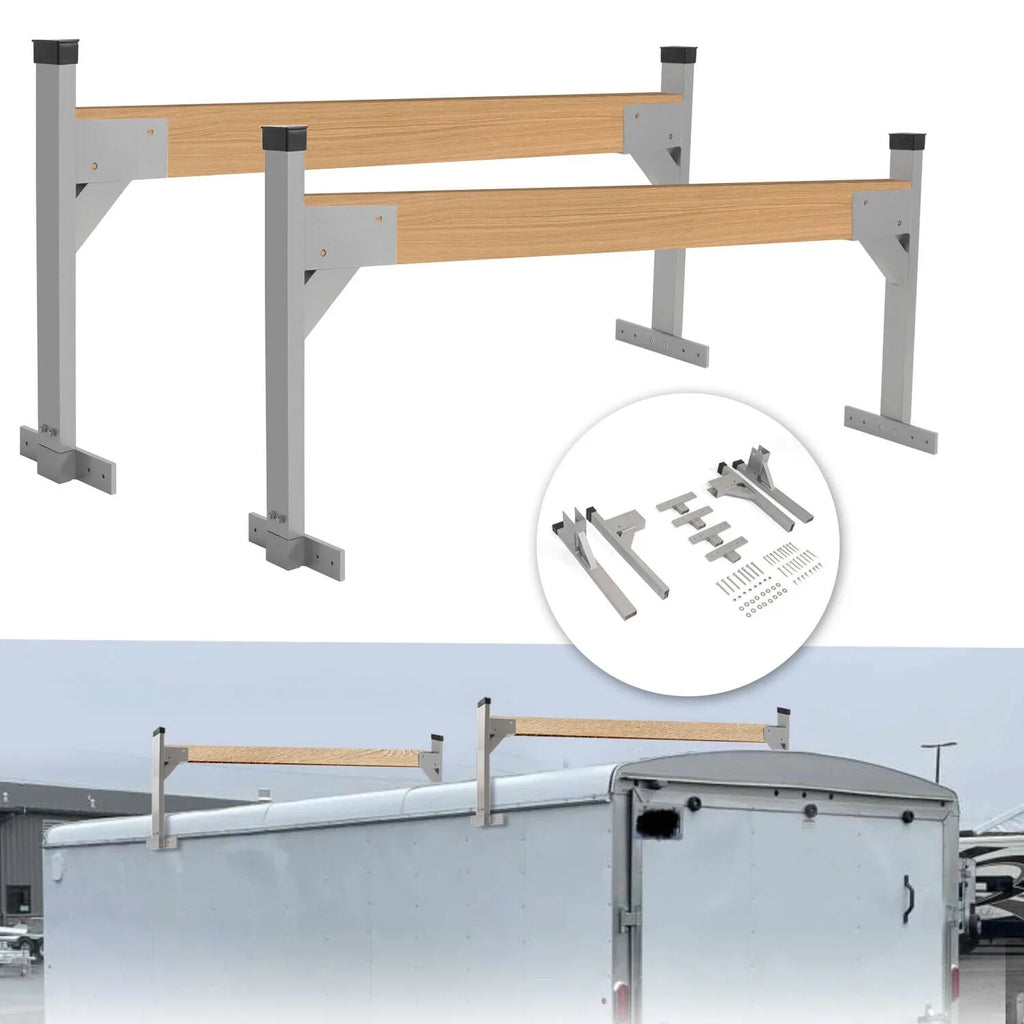Vans Kit Kojem Enclosed Cargo for Trailers Bracket Rack Roof Ladder Adjustable